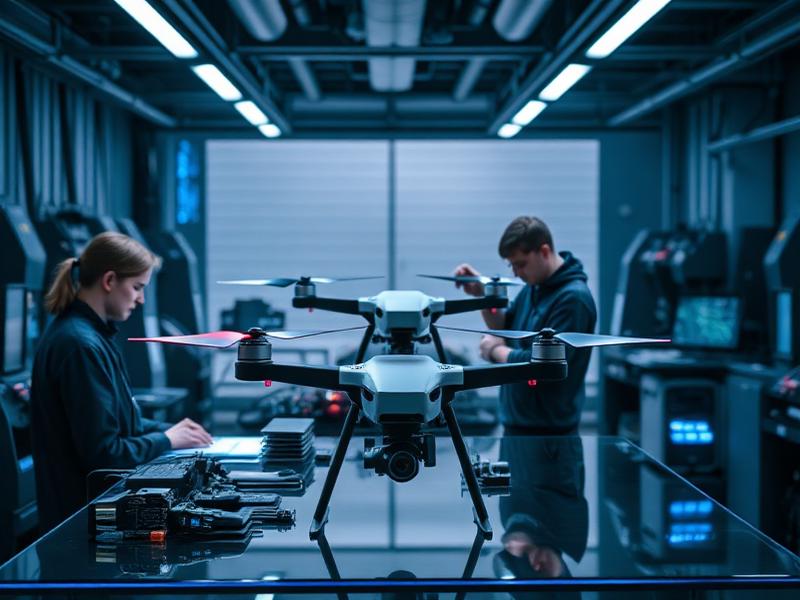 Ejesmapa Technologies engineering lab with drone technology