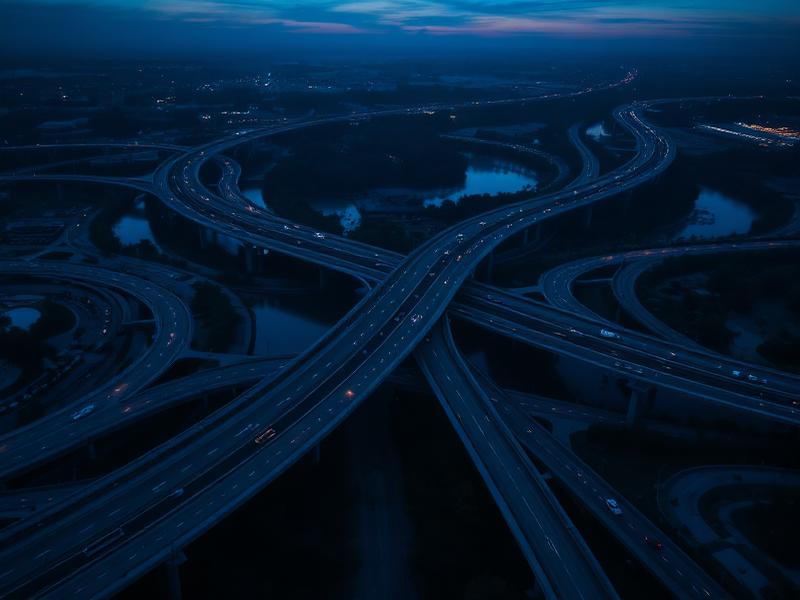 Aerial drone mapping of highway infrastructure