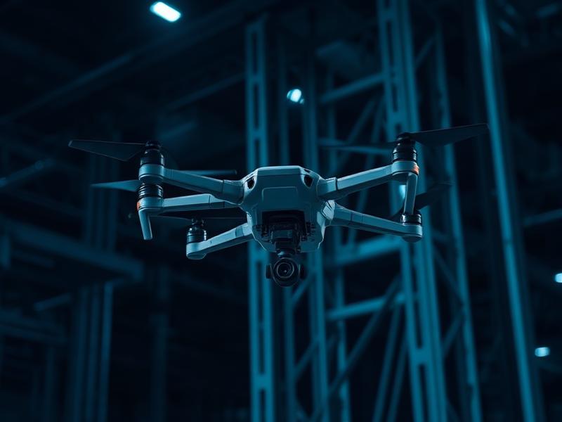 Industrial drone inspection of infrastructure